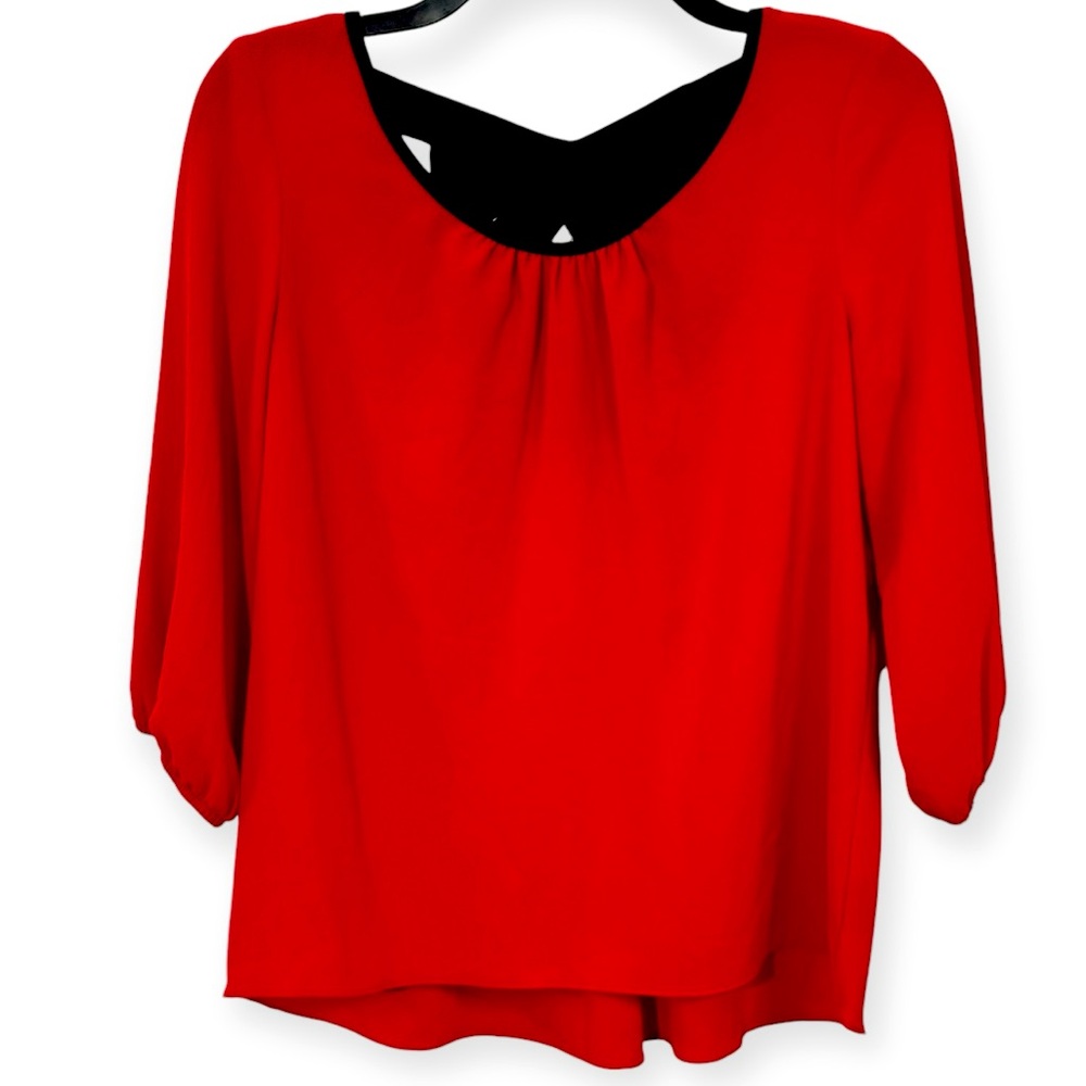 I.N. Women’s Bow Blouse‎ Size S